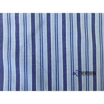 100% Cotton Blue Stripe Fabric