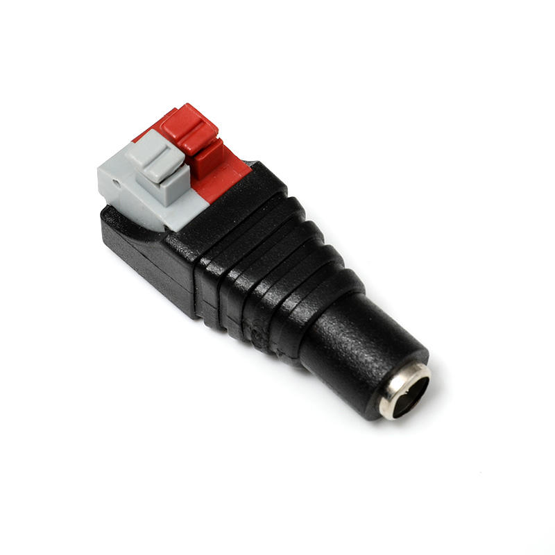 Waterdichte Camera Power Connector 2.1 * 5.5mm, Coaxiale kabel Onnectoren met "Pers Fit" -aansluitblokken (PC109)