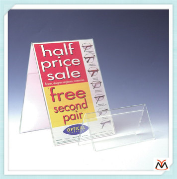 Tabletop Acrylic Books Display Stand,Plastic Book Display Stand