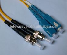 Simplex 9/125 Singlemode SC/PC-ST/PC fiber optic patch cord