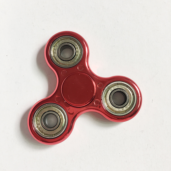 metallic hand spinner