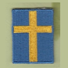 20*30mm Embroidery Patch with Cross