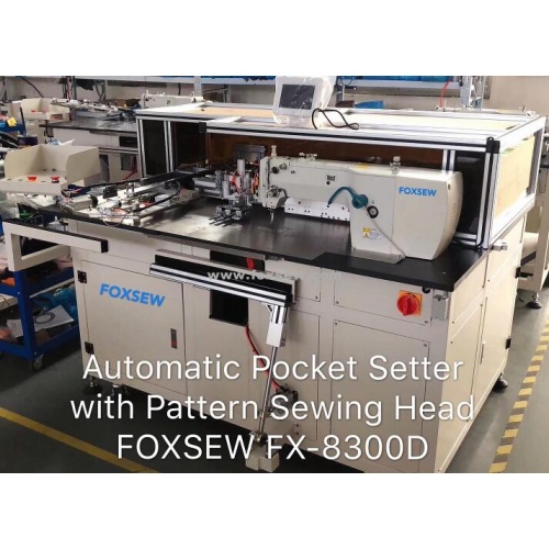 Automatic Jeans Pocket Setting Machine