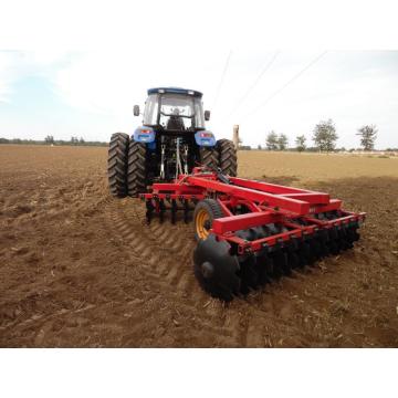 Tractor mounted 3 point hitched bearing disc harrow