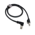 M12 X Code 8Pin to RJ45 Ethernet Cable