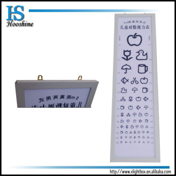 Children visual chart ,led vision chart