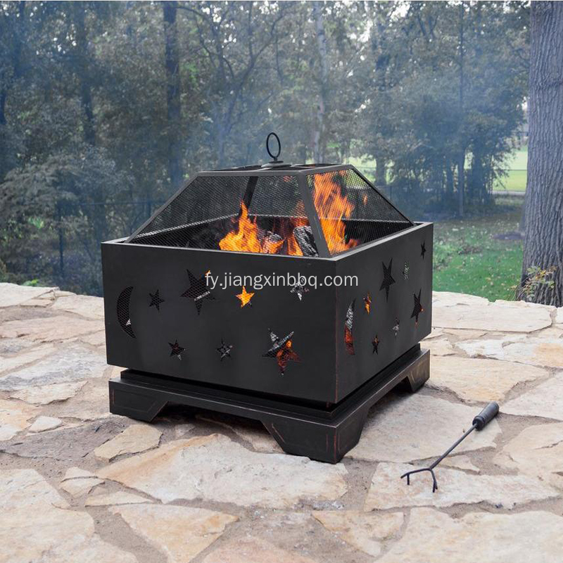 26 yn Deep Bowl Steel Fire Pit