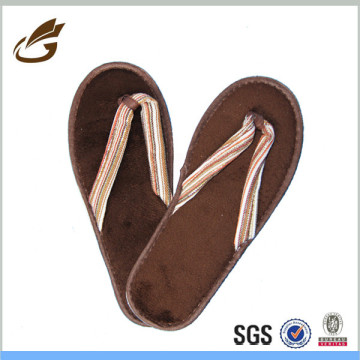 colored terry flip flop shoe indoor slipper for women and men