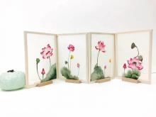 Hand Embroidered Folding Screen