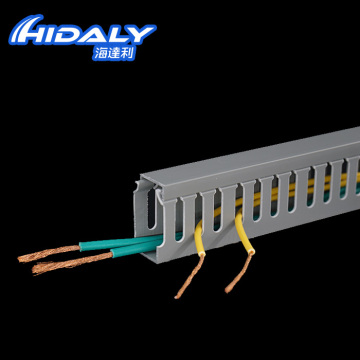 PVC cable trunking electrical pvc slotted Wiring Duct