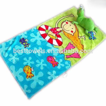 beach towel inflatable pillow for children