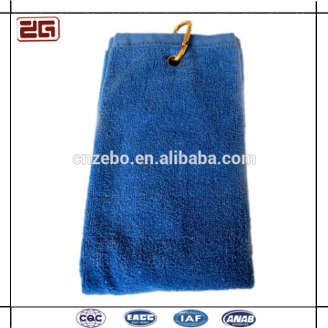 Blue Exercise Terry Plain Golf Hand Towel