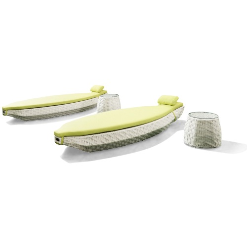 Modern uteplats lounge set