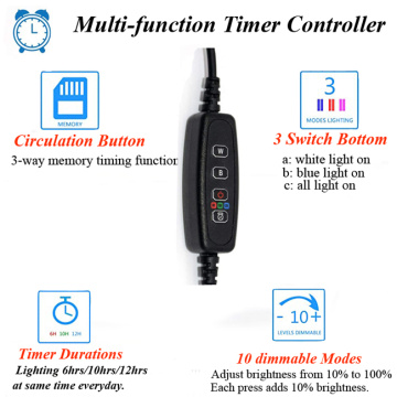 Auto ON OFF Dimmable Submersible LED Aquarium Light