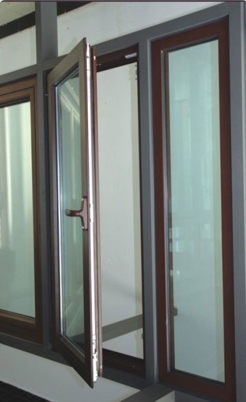 New Design Energy Efficient Double Glazing Glass Aluminum Casement Windows with Toughened Glass