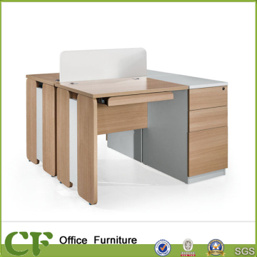 Simple design double sided staff table