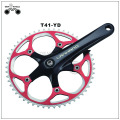 170mm palsu crankset aloi tunggal kelajuan 52t