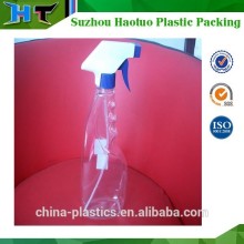 500ml PET clean bottle with Trigger pump, 500ml empty pet bottle