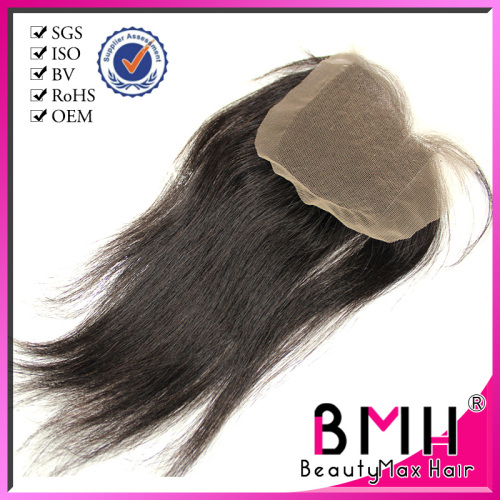 Dropshipping Human Hair Lace Silk Top Closures in Stock