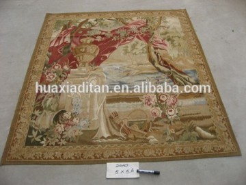 Classic!French Aubusson tapestry hand knoted 100%wool