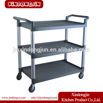 YK-ST050 plastic service cart, service utility cart, utility cart