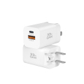 33W faltbarer AC USB -Wand Gan PD -Ladegerät