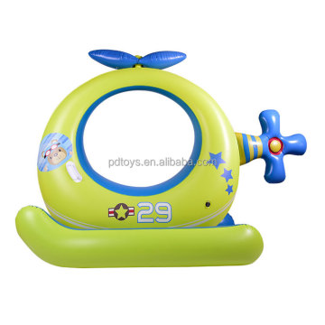 OEM Helikopter Helikopter Kolam Inflatable Float Inflatable Toys