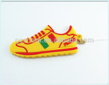 3D Soft PVC Sport Shoe Shape Pendant