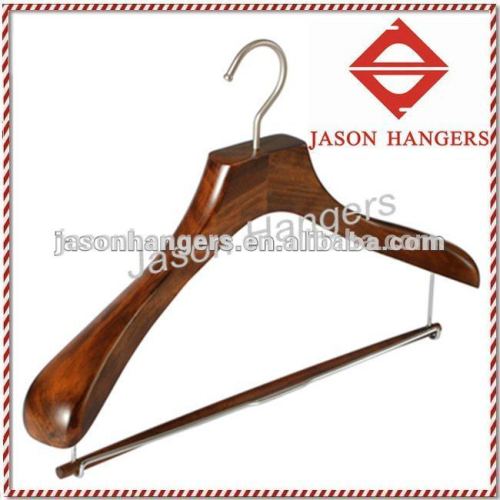 DL0917 Walnut color finish wooden antique hanger