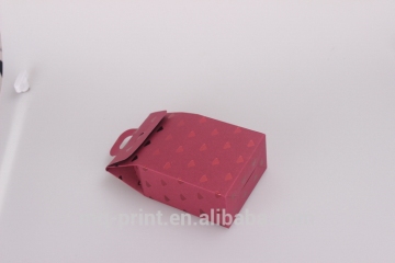 Practical Supreme Quality red printed paper shopping bag