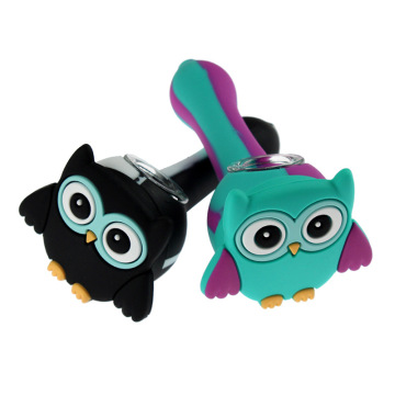 Silicone Owl Smoking Pipe Water Tobacco Pipes