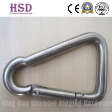 Stainless Steel Triangle Snap Hook, Triangle Snap Hook with Eyelet, with Screw, Commercial Type Snap Hook