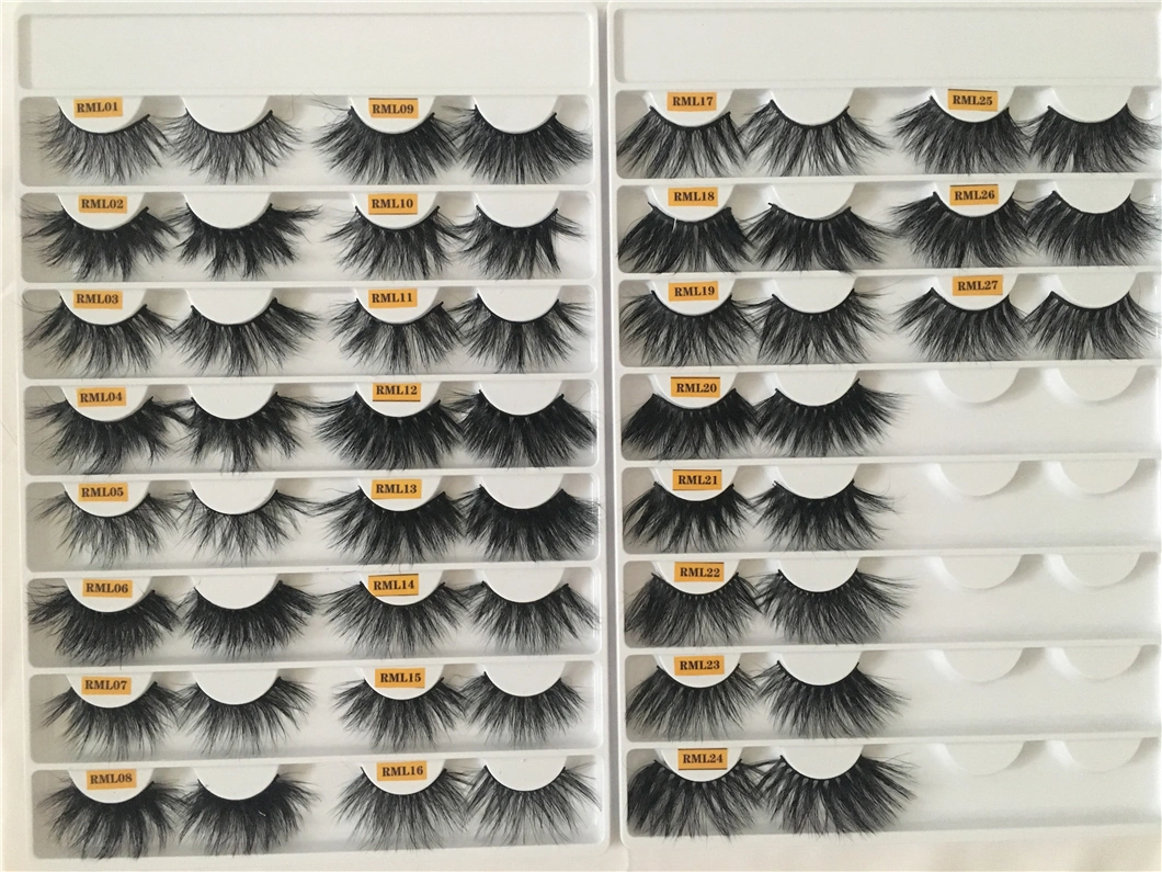 Hot Selling 6D Mink Lashes 25mm Eyelashes with Free Box