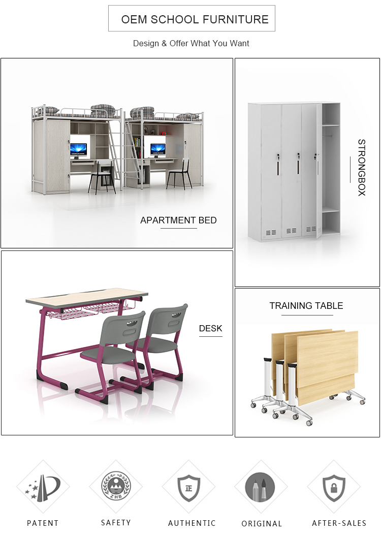 High quality surplus furniture primary desk school table and chair set
