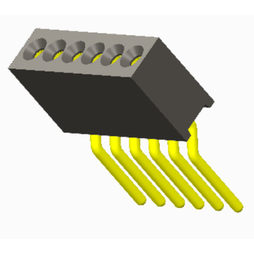 Pas de 1,27 mm sip SMT Longueur de broche 8,80 mm Connecteurs