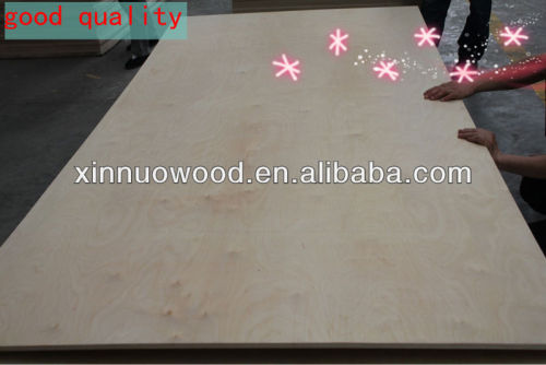 D/E grade birch plywood with poplar core