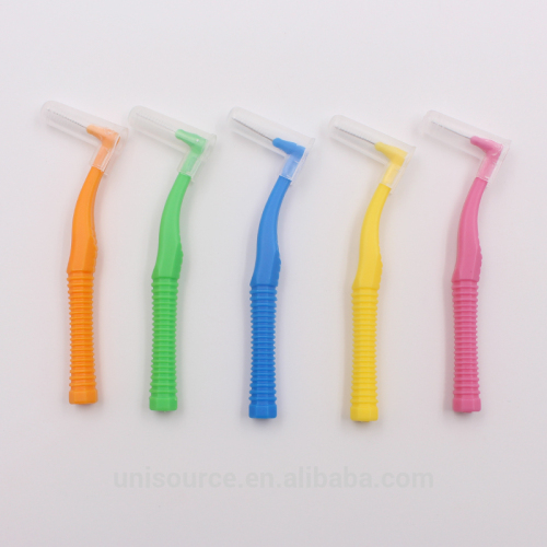 L shape Tooth pick Dental Inter dental brush