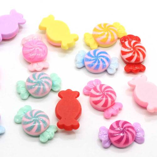 Artificial Resin Sweet Candy Windmill Pattern DIY Cabochon Charms Kitchen Toys Simulation Food Beads Ornament Jewelry Making Sho