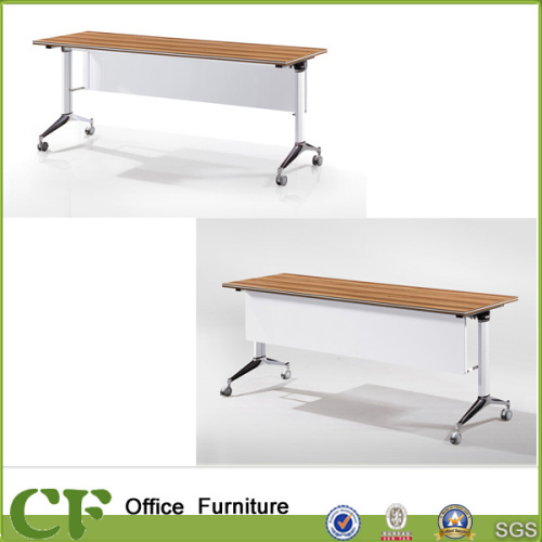 Popular Office Modern Wooden Folding Training Study Table for Training Center