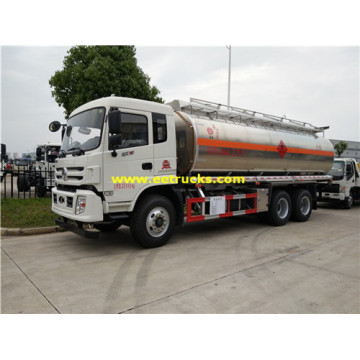 Dongfeng 20000L Caminhões de tanque de combustível de alumínio