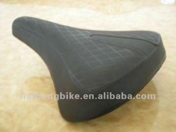 Durable leather 28" flat spring giant adult bike saddle