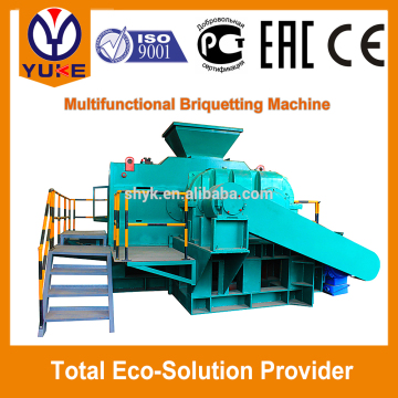 Coke powder briquetting machine/Lime powder briquette machine from shanghai YUKE