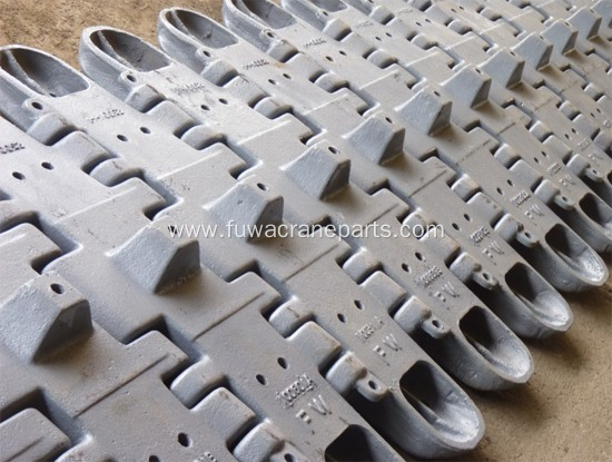 FUWA crawler crane track pad with track pin