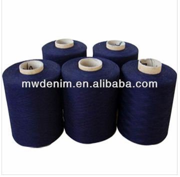 100 cotton combed yarn indigo dyed cotton yarn