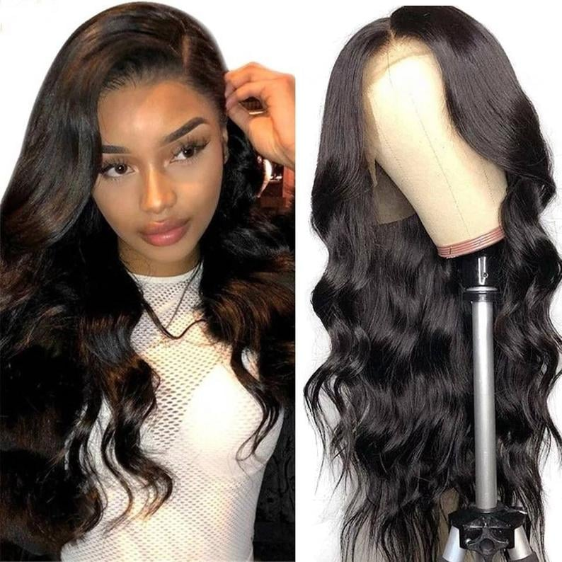 cheap wholesale Brazilian 100% Human Swiss HD Transparent 13x4 5X5 Lace Glueless Virgin all density Hair Wigs for Black Women