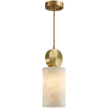 Gold Color Copper Ding Room LED 5W Marble Pendant Light Chandelier