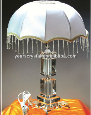 Modern crystal desk lamp/ table lamp for hotel bedroom(R-2233)