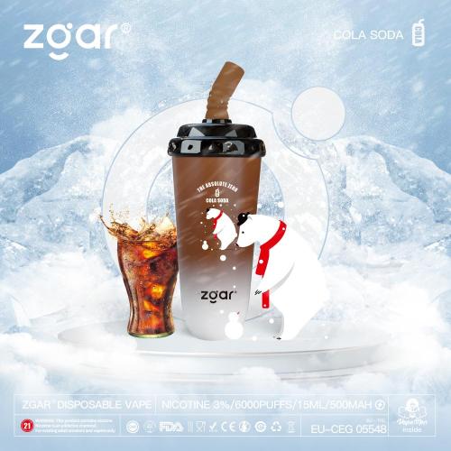Zgar Milk Tea electrónico con cigarrillo