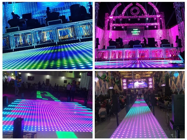 65W Indoor 100PCS LED Floor Tile for Stage/Wedding Party