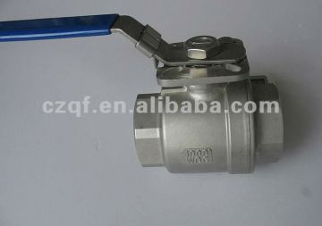 2pc screwed Katup Bola with mounting pad